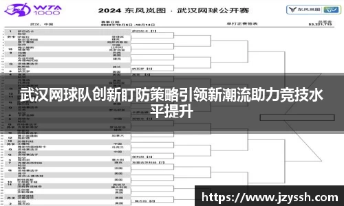 武汉网球队创新盯防策略引领新潮流助力竞技水平提升
